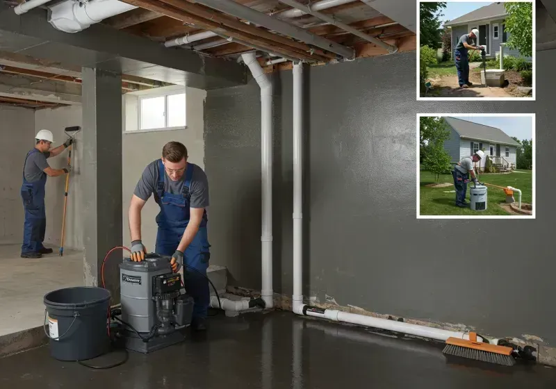 Basement Waterproofing and Flood Prevention process in Rush County, KS